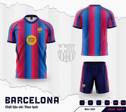 QUẦN ÁO BÓNG ĐÁ  BARCELONA 26/27 - MẪU MỚI NHẤT