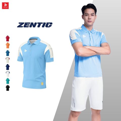 Áo polo thể thao Just Play Zentic - Xanh Biển