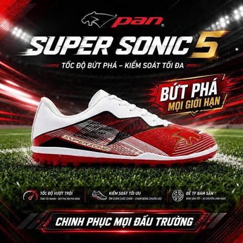 Giày Bóng Đá Pan Super Sonic 5 TF