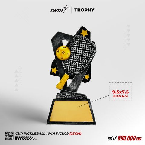 Cup iWin Pickleball PICK 09 - Vàng