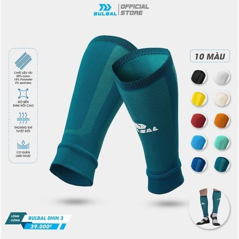 TẤT ỐNG BÓNG ĐÁ BULBAL SHIN 3_Xanh cổ Vịt