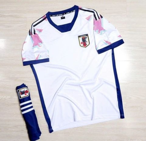 Áo Bóng Đá Tuyển Nhật Bản 2022 Màu Trắng Siêu Đẹp