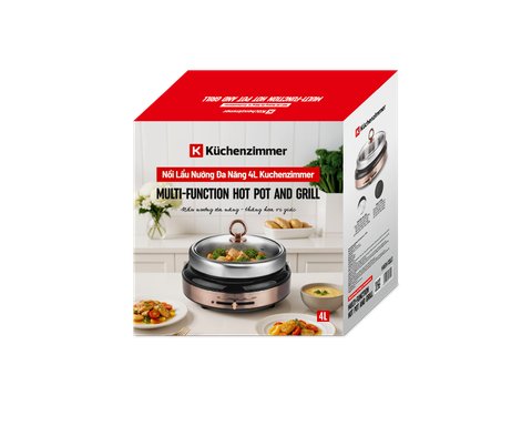 Hình ảnh NỒI LẨU NƯỚNG ĐA NĂNG 4L KUCHENZIMMER - 000710