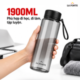  Bình Nước La Fonte 1900 ml Màu Đen – Tiện Mang Theo Đồ Uống 