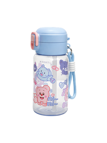  Bình Nước Trẻ Em Có Nắp Bật Lafonte 550ML-000857-BLU 