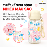  Bình Nước Trẻ Em La Fonte 550 ml Màu Trắng – Nắp Bật Tiện Lợi 