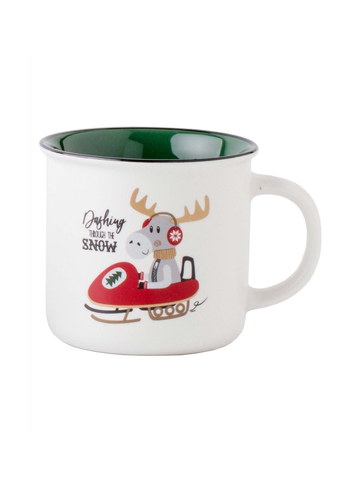  Cốc sứ La Fonte tráng men (006439-WHI-02) 