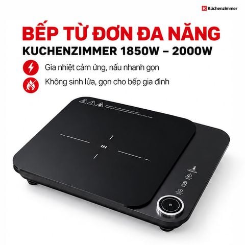  Bếp Từ Đa Năng Kuchenzimmer – An Toàn Với Tính Năng Tự Ngắt 