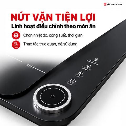  Bếp Từ Đa Năng Kuchenzimmer – An Toàn Với Tính Năng Tự Ngắt 