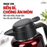  Bình Cà Phê 2.2 L 014748 Red Inox 316 La Fonte 2.2 L Đỏ – Bền Bỉ Chống Gỉ 