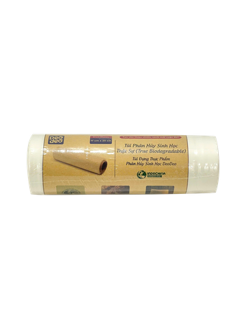  Túi phân hủy sinh học thật sự (Túi đựng thực phẩm Deodeo 17cm x 25 cm – 300g) - TDTP00000635 