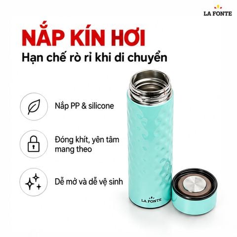  Bình Giữ Nhiệt La Fonte 500 ml – Giữ Nóng Lạnh Tiện Lợi 