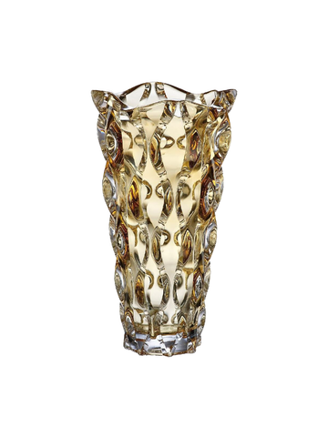  Bình hoa pha lê Samba màu hổ phách Bohemia 305mm 