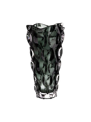  Bình hoa pha lê Samba màu xám khói Bohemia 305mm 