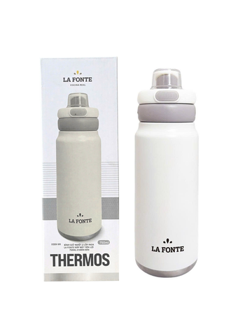  Bình Giữ nhiệt 2 Lớp Inox La Fonte Nắp Bật Tiện Lợi 750ml-010894-WHI 