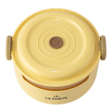  Hộp cơm thủy tinh La Fonte hình tròn  (800 ml - 014540-YEL) 