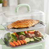  Nồi Lẩu Hấp Điện Đa Năng 2 Tầng Kuchenzimmer-013604 