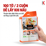  Giấy Nhà Bếp Kokusai 26 x 24.5 cm, 2 Cuộn – Thấm Hút Và Lau Dọn Tiện Lợi 