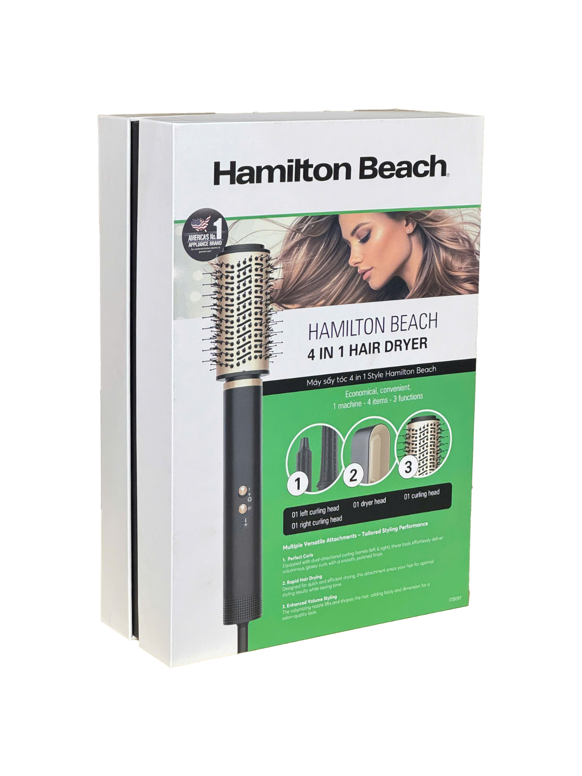  Máy sấy tóc 4in1 Style Hamilton Beach - 015097 