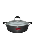  Nồi nhôm nắp kính 32cm  thấp  HA0232LC-AU06 