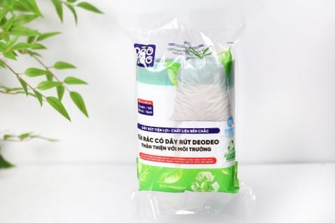  Túi rác có dây rút DEODEO 55 cm x 65 cm - 010542 