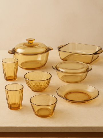  Bát thủy tinh borosilicate La Fonte 450 ml-015677 