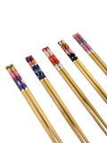  Đũa tre Nhật Bản vỉ 5 đôi Kokusai 22.5cm NDCK-05E 