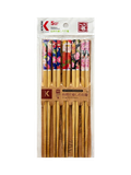  Đũa tre Nhật Bản vỉ 5 đôi Kokusai 22.5cm NDCK-05E 