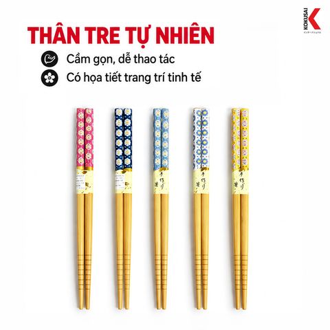  Đũa Tre Kokusai – Tiện Dùng Trong Bữa Ăn 