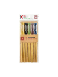  Đũa Tre Nhật Bản Vỉ 5 Đôi Kokusai 22.5cmx7.5mm NDCK-06A 
