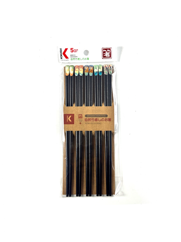  Đũa gỗ Nhật Bản vỉ 5 đôi KOKUSAI NDCK-21B 