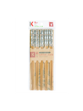 ĐŨA GỖ NHẬT BẢN VỈ 5 ĐÔI KOKUSAI 24cmx7.5mm - NDCK-23D 