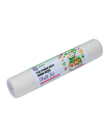  Túi Phân hủy sinh học thực sự  (Túi đựng thực phẩm Phân hủy sinh học Deodeo 300 g - 25 cm x 35 cm) - TDTP10000642 