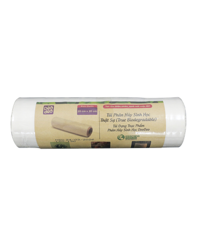  Túi Phân hủy sinh học thực sự - (Túi đựng thực phẩm Phân hủy sinh học Deodeo 500 g - 20 cm x 30 cm) - TDTP10001090 