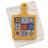  Thớt Tre Ceramic La Fonte Hoa Văn Sắc Việt 18.5cm x 28.5cm - THOT00000369 