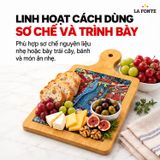  Thớt Tre Ceramic La Fonte Lạc Việt 18.5 x 28.5 cm – Hai Mặt Tre Ceramic, Dễ Vệ Sinh 