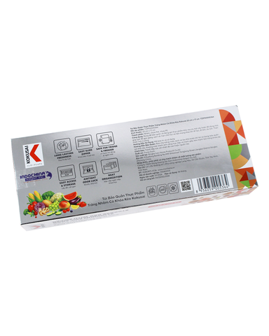 Hình ảnh TÚI BẢO QUẢN THỰC PHẨM TRÁNG NHÔM CÓ KHÓA KÉO KOKUSAI 23 CM X 17 CM -TZIP10005364