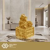 Ấn Rồng Phong thuỷ mạ vàng