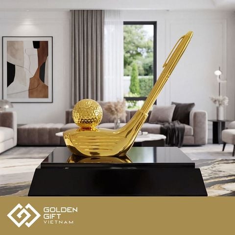 Gậy golf mạ vàng 2 trong 1