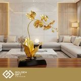 Hoa phong lan Hồ điệp mạ vàng