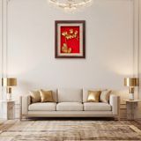 Tranh Hoa Lan Mạ Vàng 24K