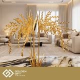 Hũ Lúa Tài Lộc Mạ Vàng