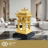 Mô hình Khuê Văn Các bằng đồng mạ vàng