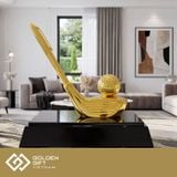 Gậy golf mạ vàng 2 trong 1