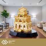 Tháp Rùa Hà Nội Mạ vàng 24K