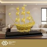 Quà tặng thuyền buồm mạ vàng