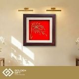 Tranh Bông Lúa mạ vàng 24K