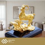 Tượng Dê Vàng Nghênh Phúc