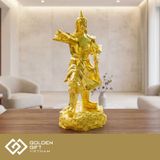 Tượng Đức Thánh Trần Hưng Đạo mạ vàng