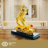 Tượng Rồng Vàng Kim Long Bảo Khang